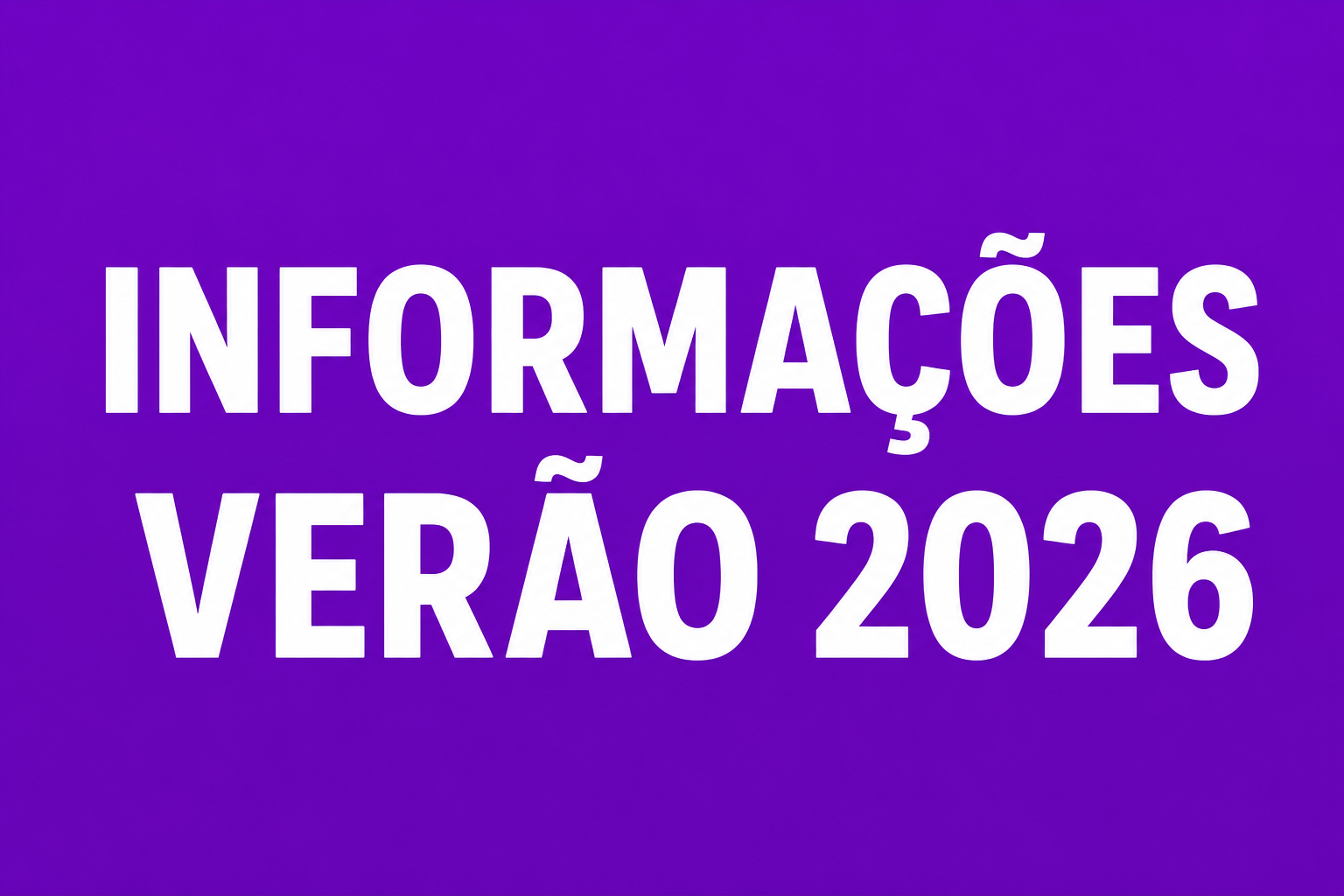 VERÃO 2026